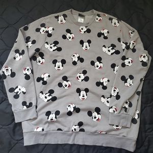 Men's Mickey Mouse Crewneck Sweatshirt Sz XXL